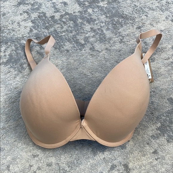 NWT Skims Fits Everybody Push Up Demi Bra Clay Beige 32H - Picture 3 of 7